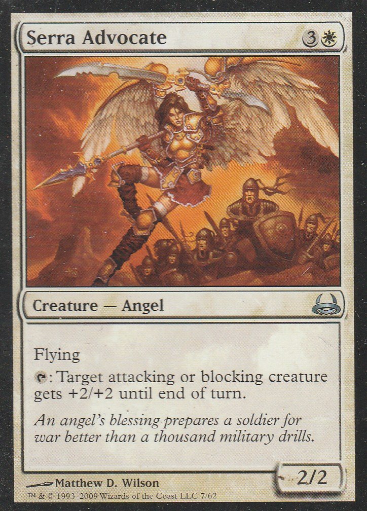 Serra Advocate - NM - Divine vs Demonic - Magic the Gathering
