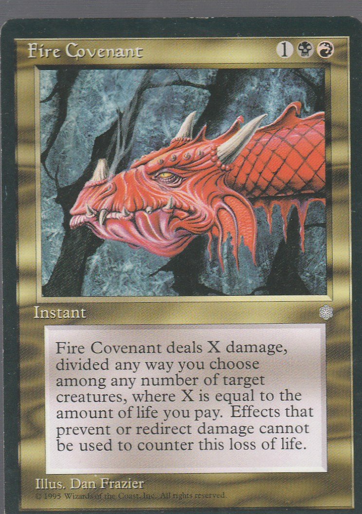 Fire Covenant - VG - Ice Age - Magic the Gathering