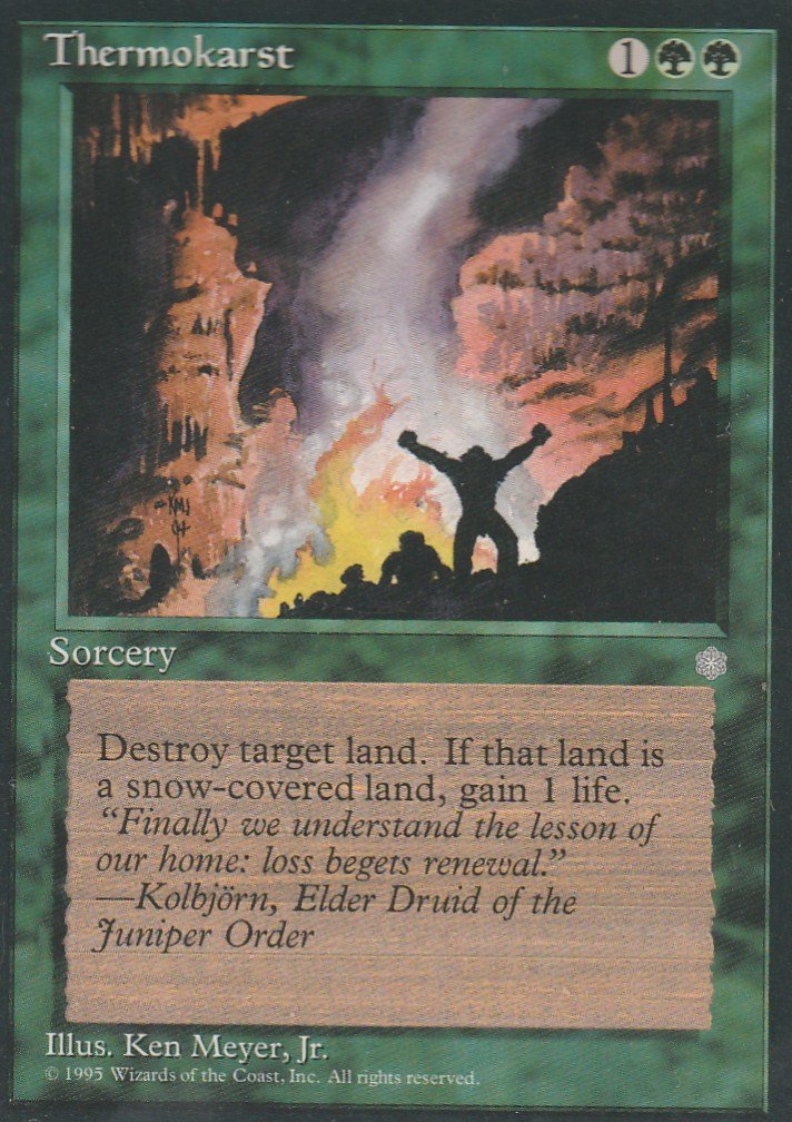 Thermokarst - VG - Ice Age - Magic the Gathering