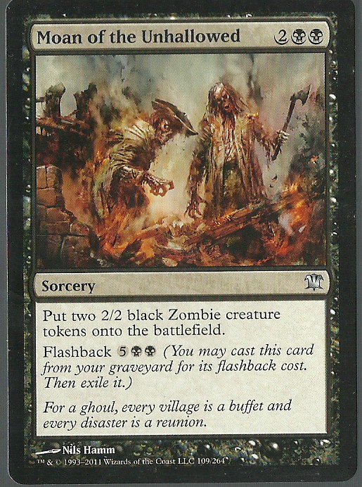 Moan of the Unhallowed - NM - Innistrad - Magic the Gathering