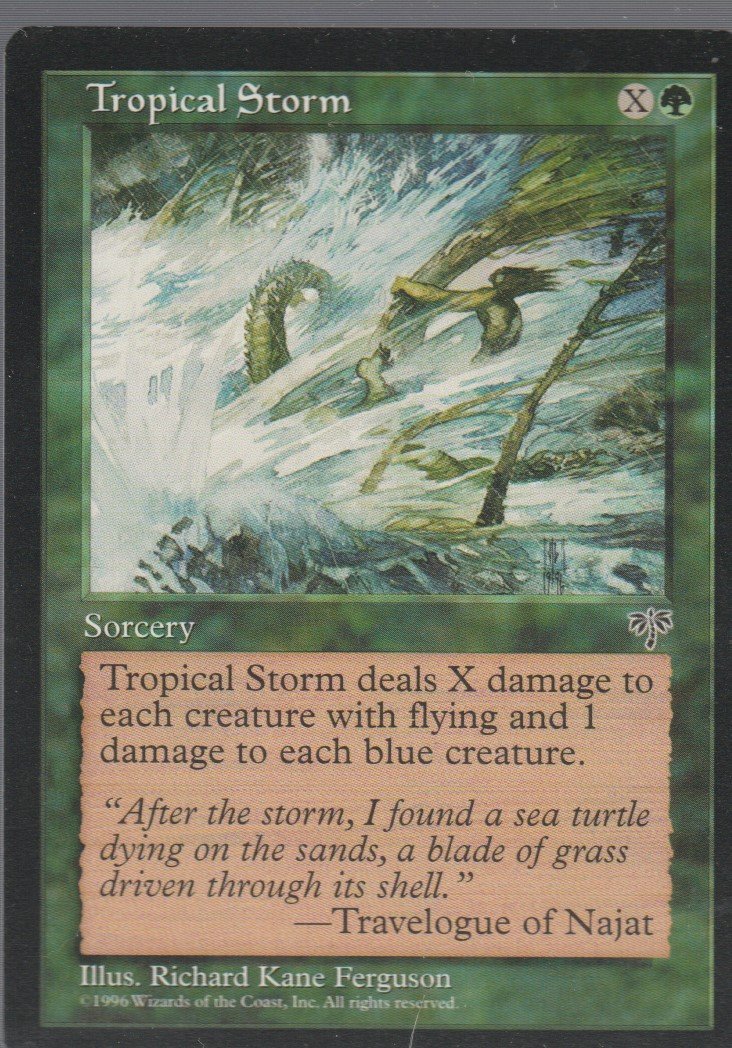 Tropical Storm - Good - Mirage - Magic the Gathering