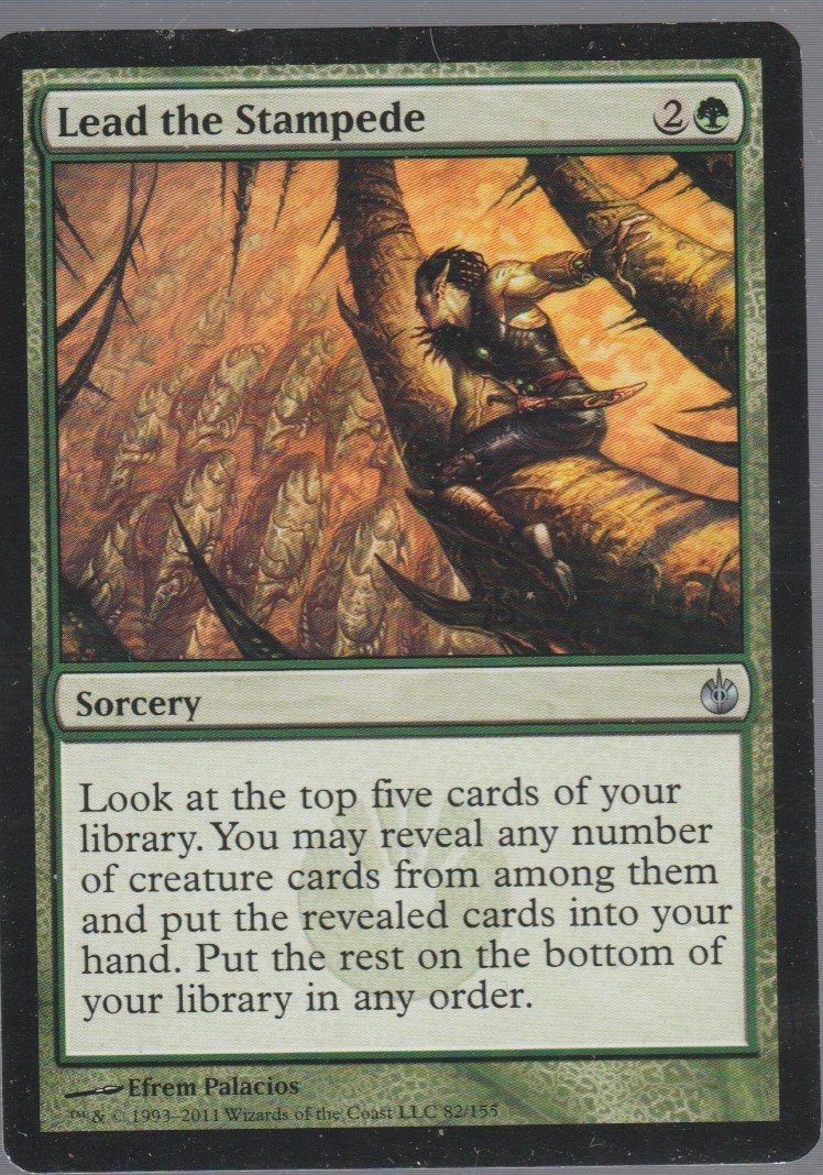 Lead the Stampede - NM - Mirrodin Besieged - Magic the Gathering