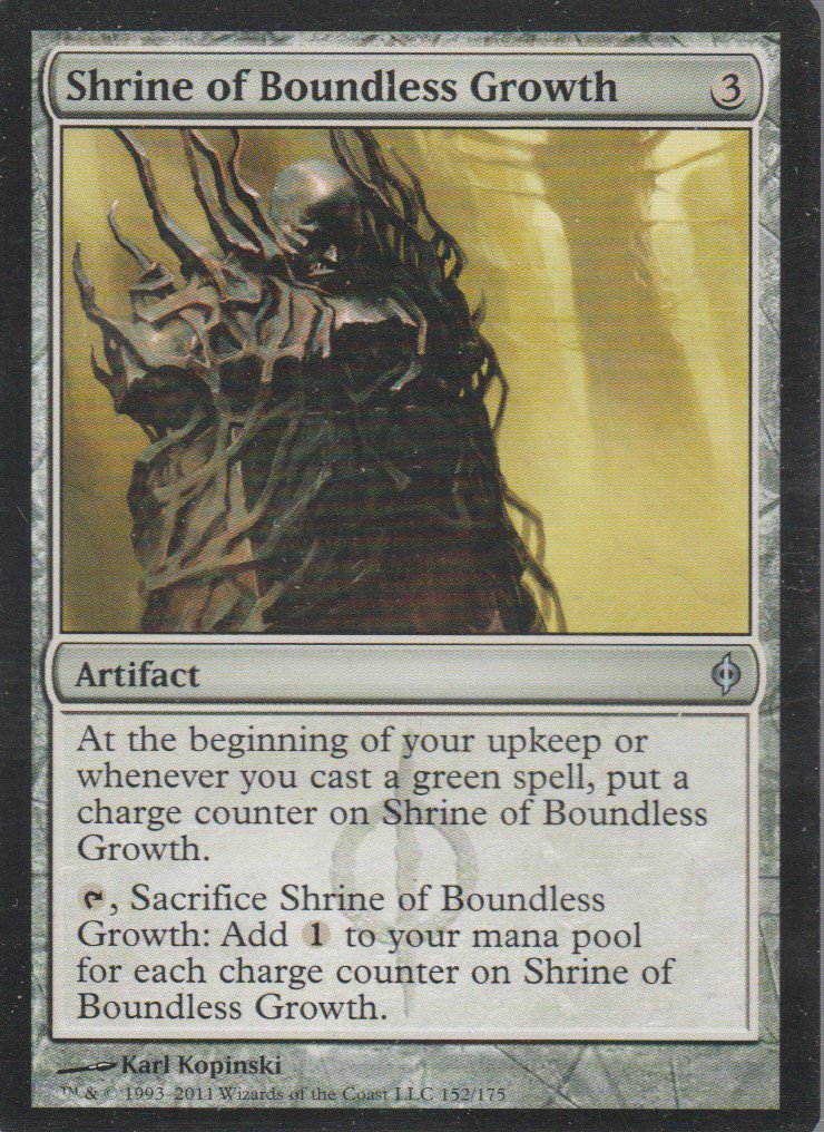Shrine of Boundless Growth - VG - New Phyrexia - Magic the Gathering