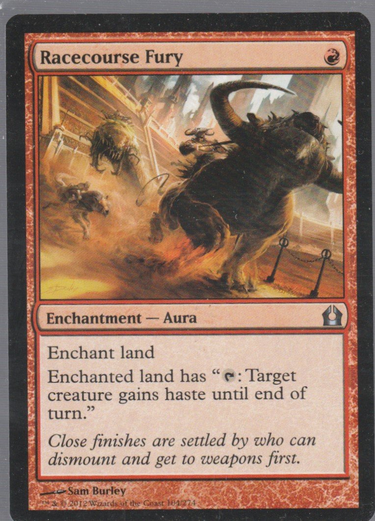 Racecourse Fury - VG - Return to Ravnica- Magic the Gathering