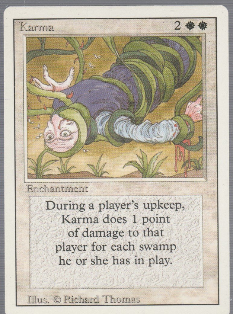 Karma - VG - Revised- Magic the Gathering