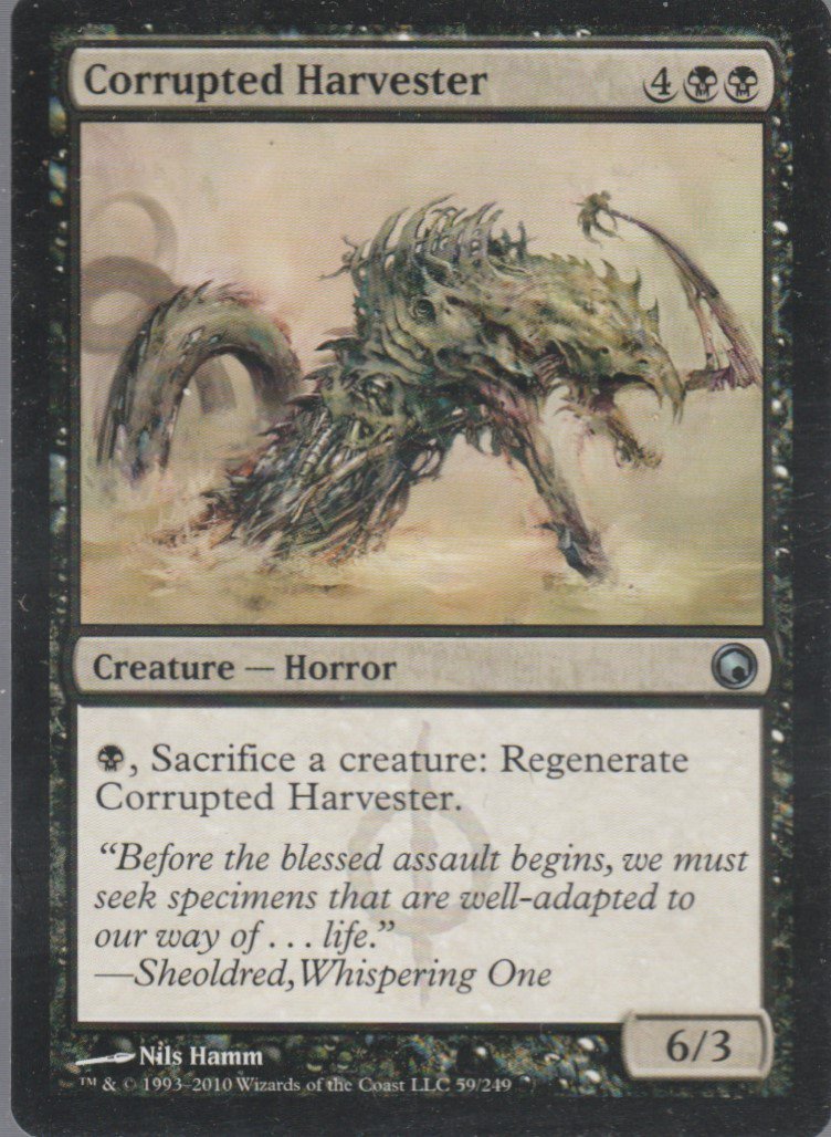 Corrupted Harvester - VG - Scars of Mirrodin - Magic the Gathering