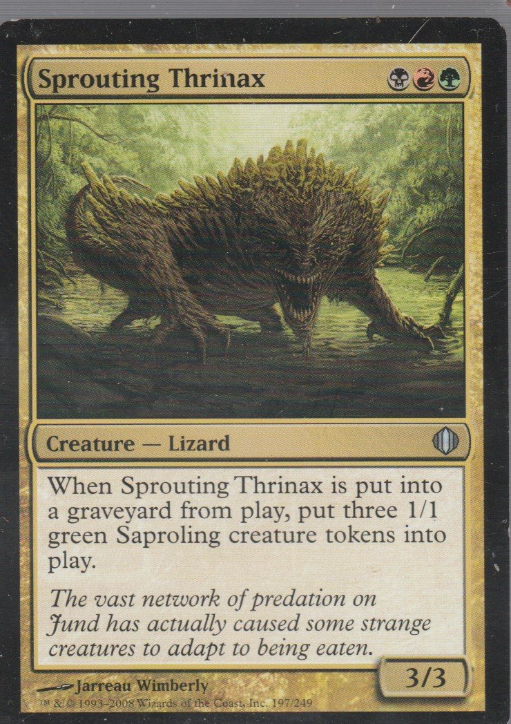 Sprouting Thrinax - VG - Shards of Alara - Magic the Gathering
