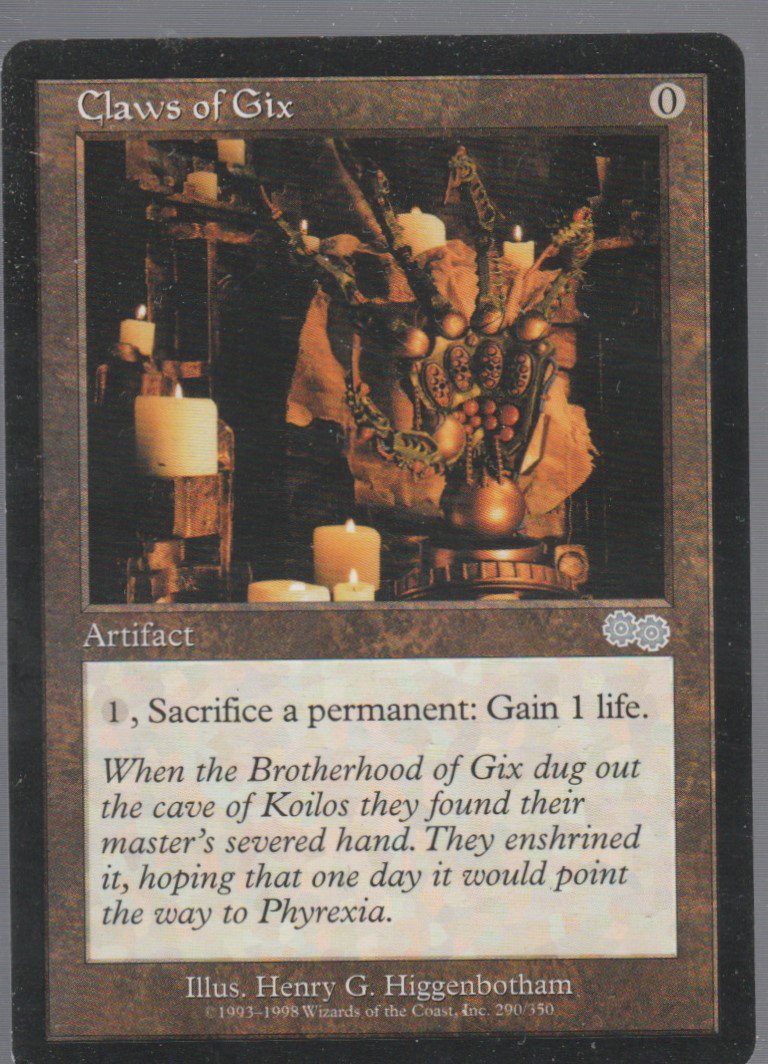 Claws of Gix - NM - Urzas Saga - Magic the Gathering