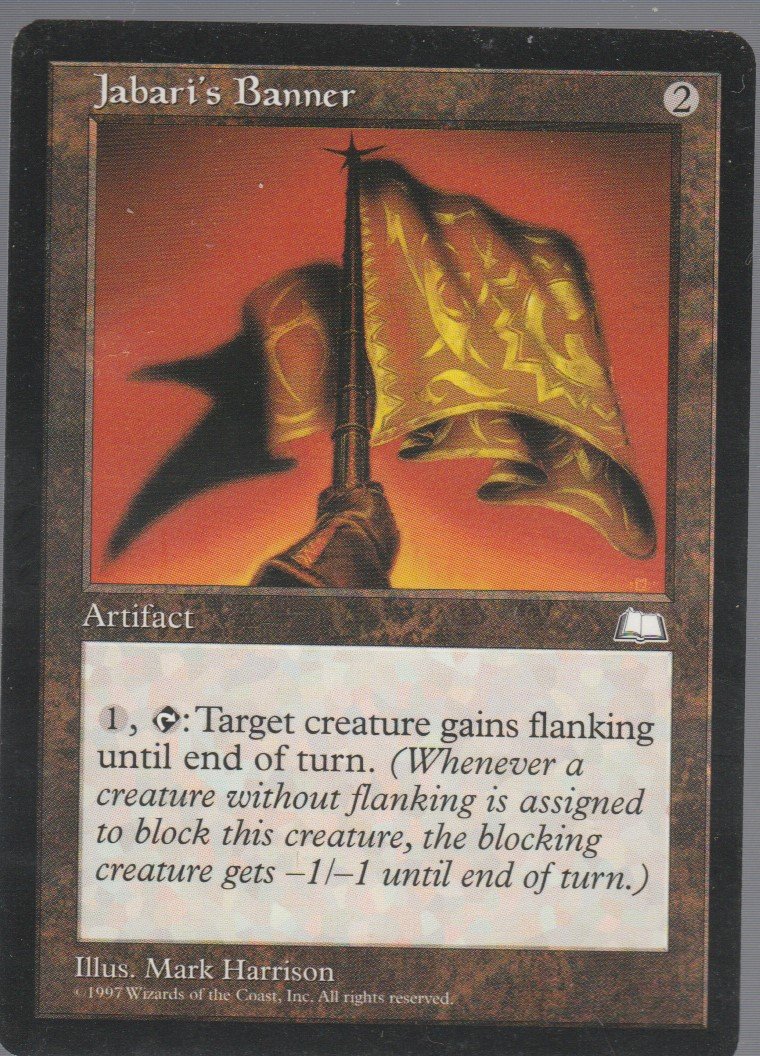 Jabaris Banner - VG - Weatherlight - Magic the Gathering