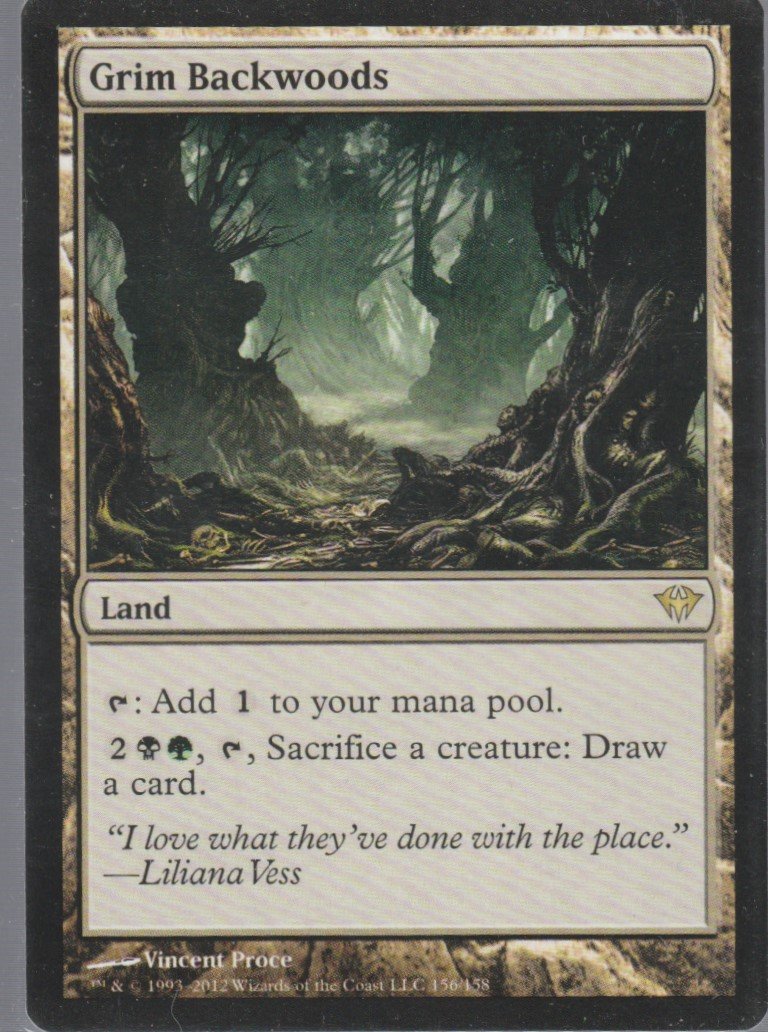 Grim Backwoods - NM - Dark Ascension - Magic the Gathering