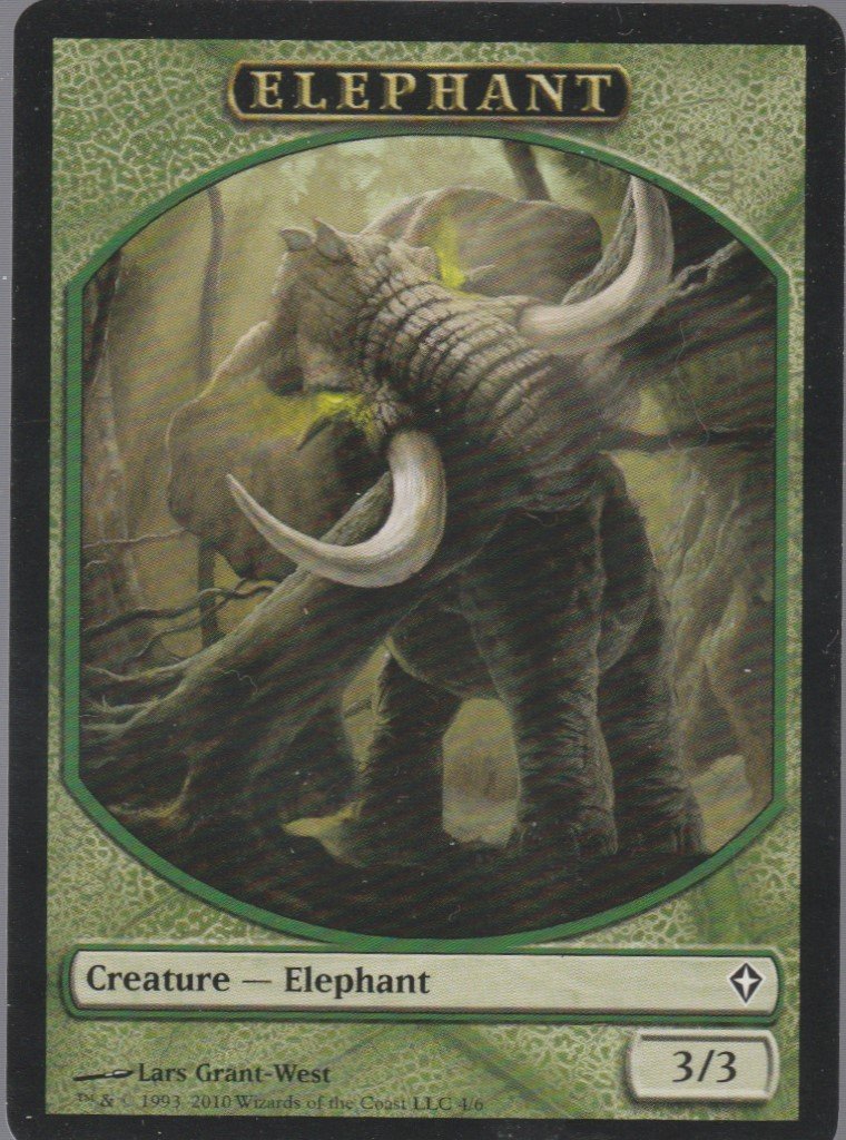 Elephant - NM - Worldwake - Magic the Gathering