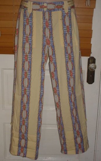 Ladies April Cornell Cuffed Button Cargo Pants Sz 8