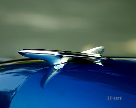 JBURTPHOTOS Original 8x10 Photographic Print of a 1952 Ford Car Hood Ornament