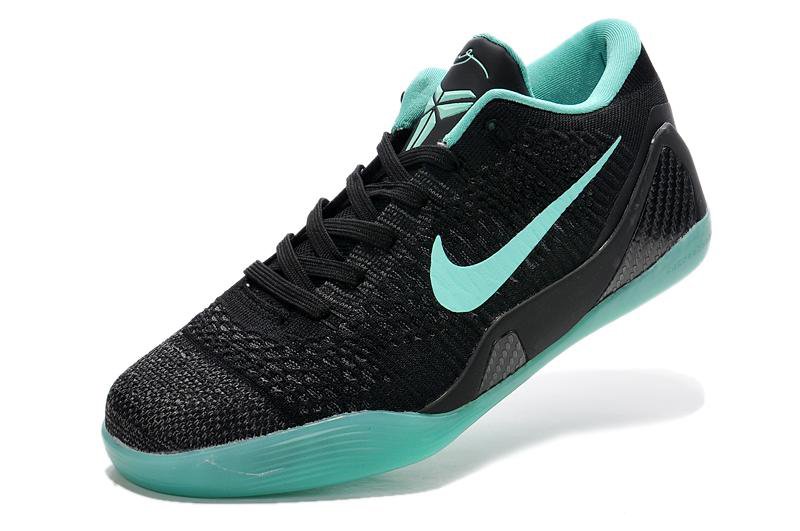 Cheap Nike Kobe 9 Elite Low Black Green mens shoes