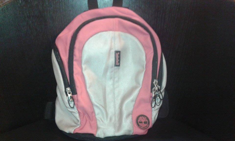 Timberland pink backpack (limited edition)