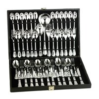 Sterlingcraft 51pc Silver plated Flatware Set with ribbon design