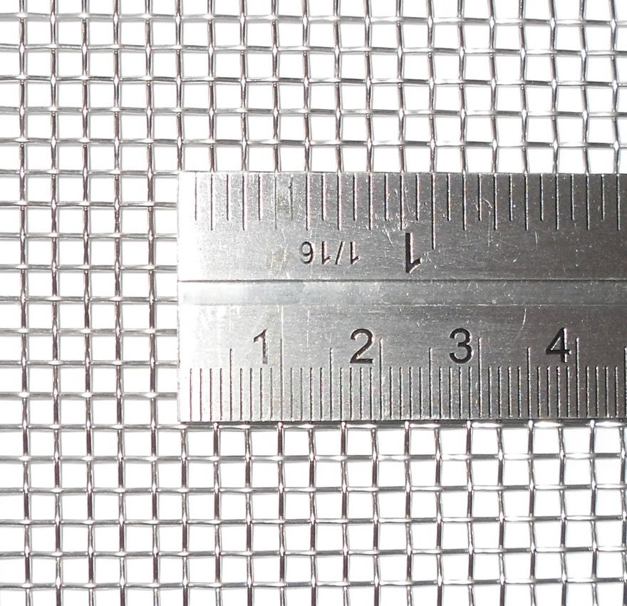 Woven Wire, 8 Mesh, 1/8", 30cm x 30cm x 2.5mm (Beekeeping, Varoa/Varroa, Apiary)