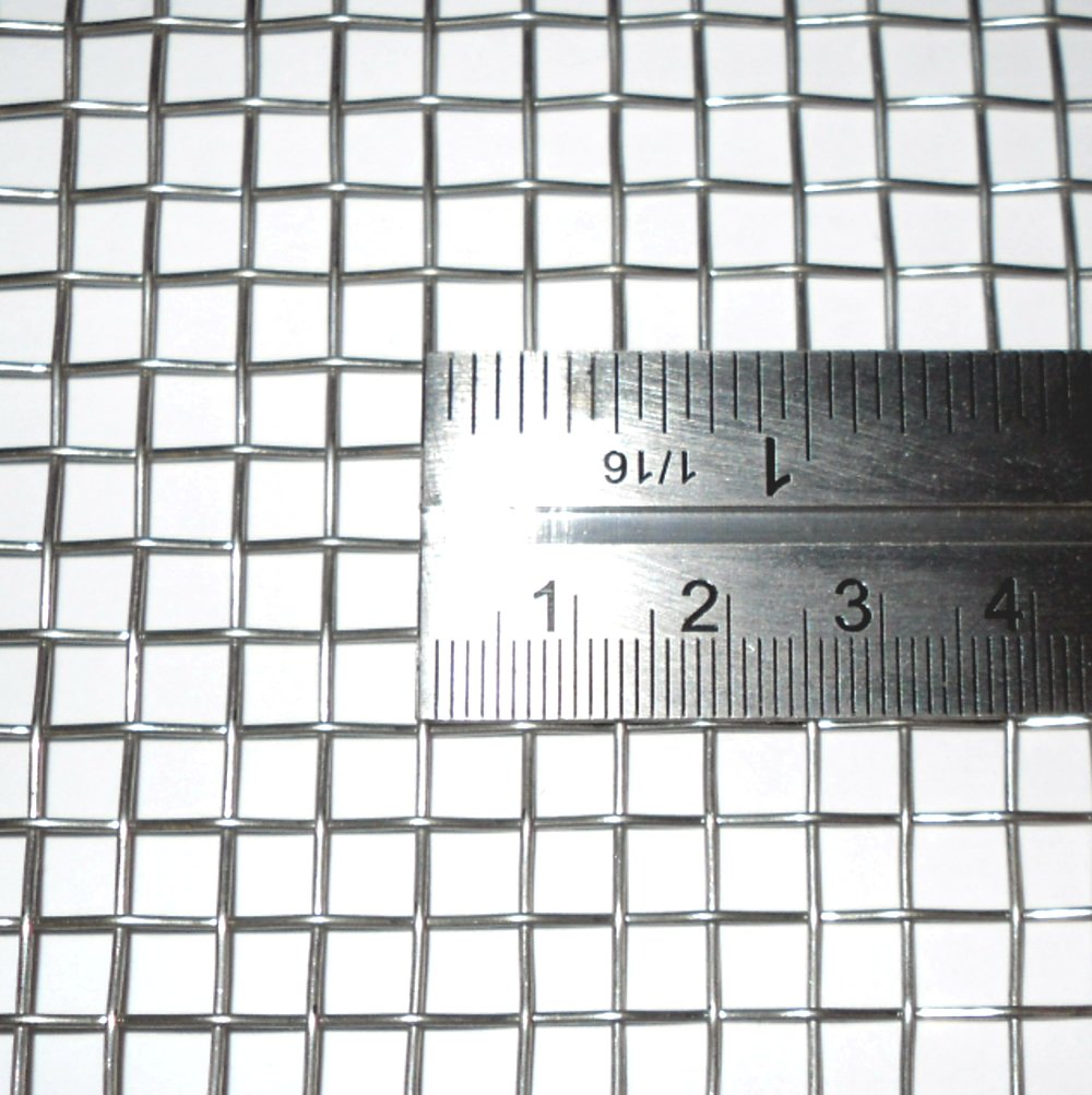 Woven Wire, 4 Mesh 1/4" 30cm x 30cm x 5mm Heavy Duty & Light Stainless Steel
