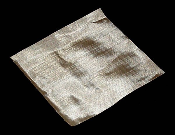 Woven Wire, 400 Mesh, 30cm x 30cm. Metallic metal silk Stainless Steel