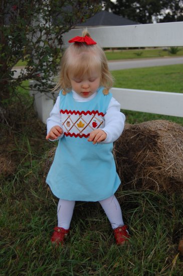 Fall apple dress