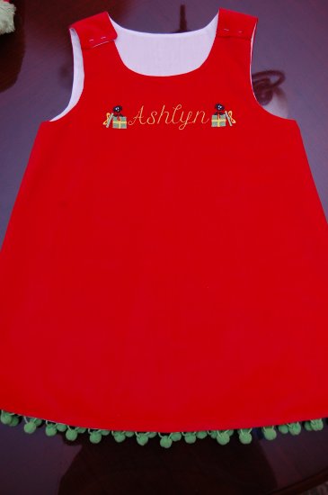 Christmas Name Dress