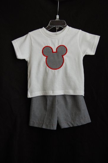 Boy Mouse Shirt and Shorts
