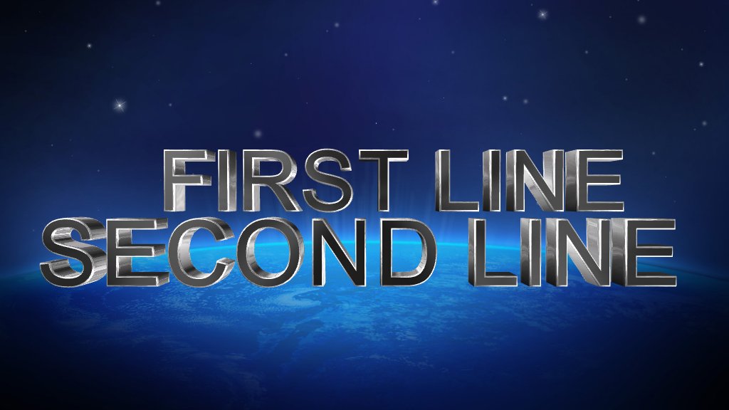 2 Line Text Based Logo