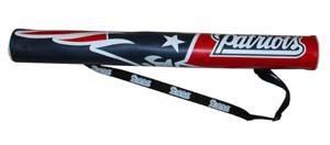 New England Patriots 6-Pack Can Shaft Cooler w/Strap Gift