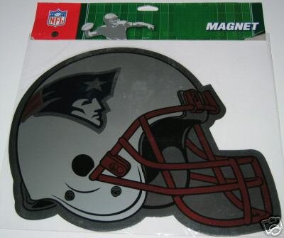 New England Patriots Large 12" Football Helmet Car Magnet Gift
