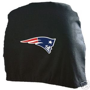 New England Patriots Car Auto Head Rest Covers Set Gift