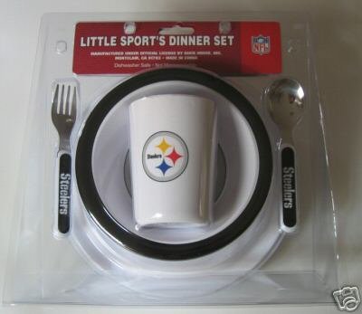 Pittsburgh Steelers Baby Kids Dinner Set Gift