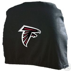 Atlanta Falcons Auto Car Head Rest Covers Set Gift