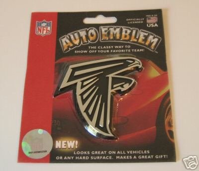 Atlanta Falcons Chrome Auto Car Emblem Logo Gift