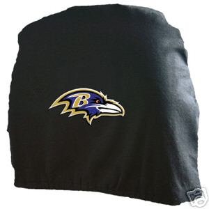 Baltimore Ravens Auto Car Head Rest Covers Set Gift