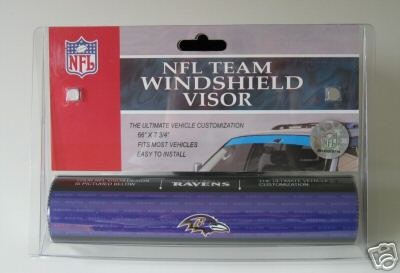 Baltimore Ravens NFL Car Winshield Sun Visor Logo Film Gift