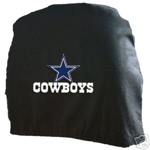 Dallas Cowboys Auto Car Head Rest Covers Set Gift