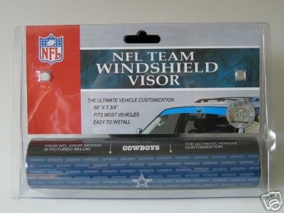 Dallas Cowboys NFL Car Winshield Sun Visor Logo Film Gift