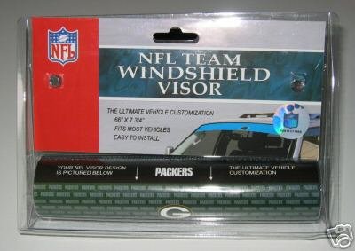 Green Bay Packers NFL Car Winshield Sun Visor Logo Film Gift