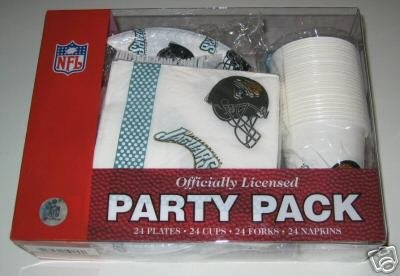 Jacksonville Jaguars 96pc Party Pack Cups Plates Napkins