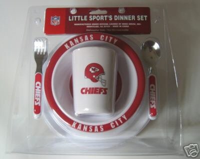 Kansas City Chiefs Baby Kids Dinner Set Gift
