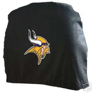 Minnesota Vikings Auto Car Head Rest Covers Set Gift