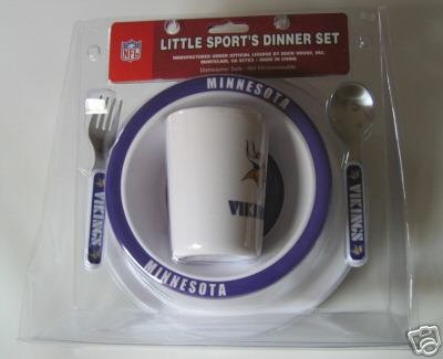 Minnesota Vikings Baby Kids Dinner Set Gift