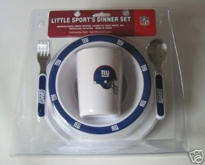 New York Giants Baby Kids Dinner Set Gift