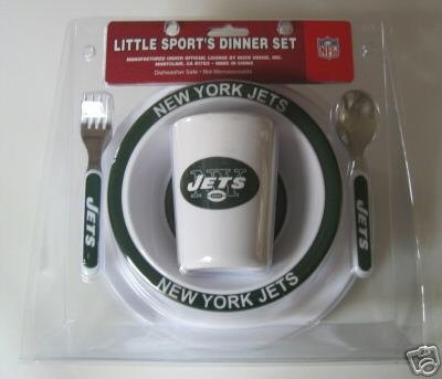 New York Jets Baby Kids Dinner Set Gift