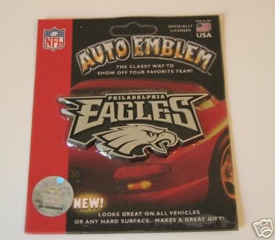 Philadelphia Eagles Chrome Auto Car Emblem Logo Gift