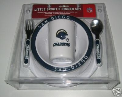 San Diego Chargers Baby Kids Dinner Set Gift
