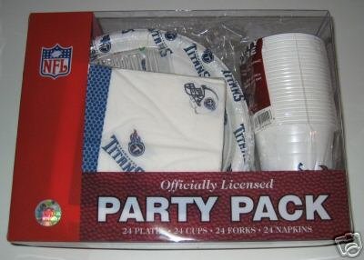 Tennessee Titans 96pc Party Pack Cups Plates Napkins