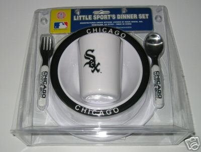 Chicago White Sox Baby Kids Dinner Set Gift