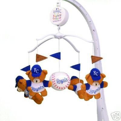 Kansas City Royals Musical Baby Crib Mobile Gift