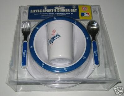 Los Angeles Dodgers Baby Kids Dinner Set Gift